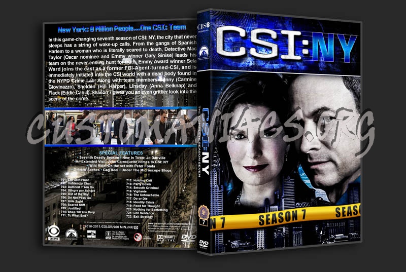 CSI: NY - Seasons 1-9 (3240x2175) dvd cover