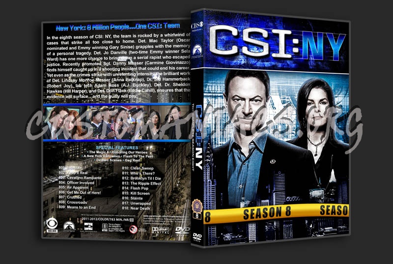 CSI: NY - Seasons 1-9 (3240x2175) dvd cover