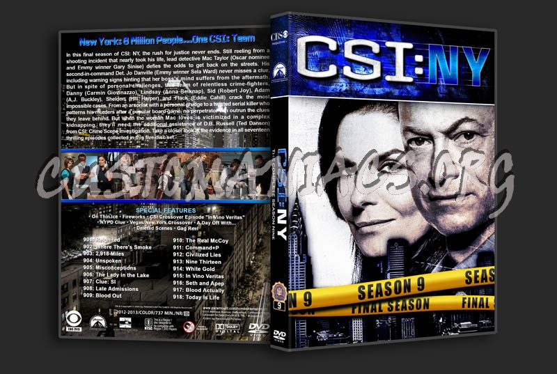 CSI: NY - Seasons 1-9 (3240x2175) dvd cover