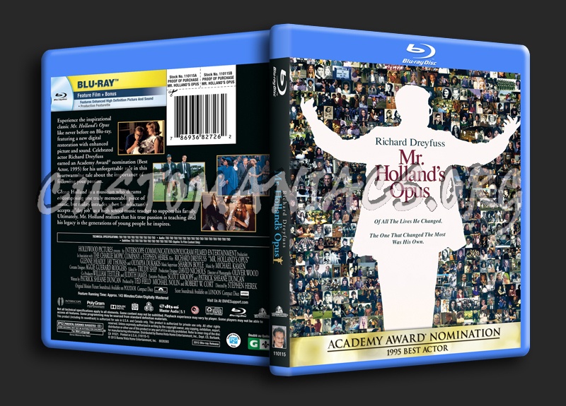 Mr Holland's Opus blu-ray cover