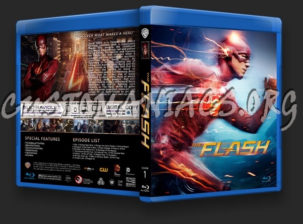 The Flash Season 1 blu-ray cover