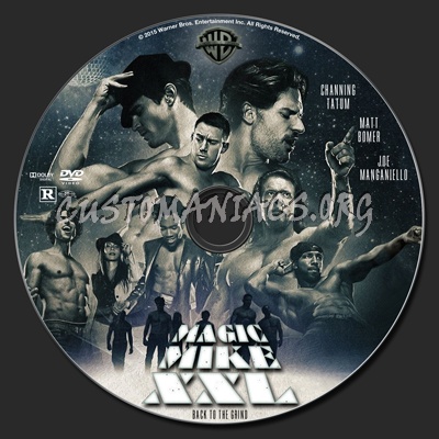 Magic Mike XXL dvd label