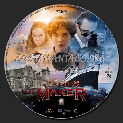 The Games Maker dvd label
