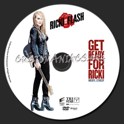 Ricki And The Flash dvd label