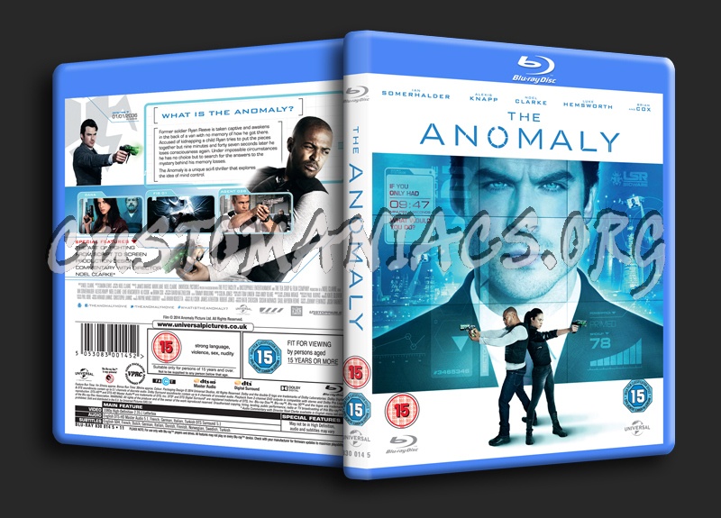 The Anomaly blu-ray cover