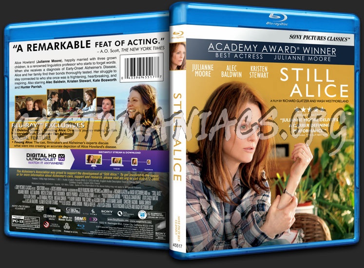 Still Alice blu-ray cover