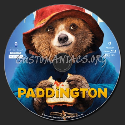 Paddington blu-ray label