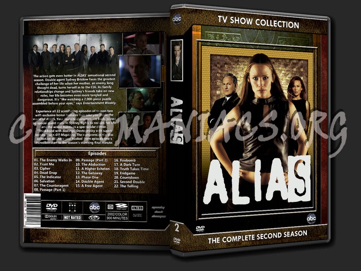 Alias Season 2 dvd cover