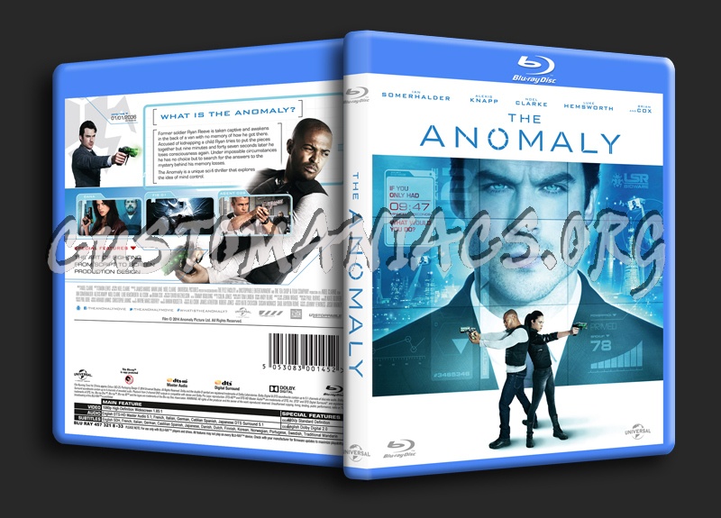 The Anomaly blu-ray cover