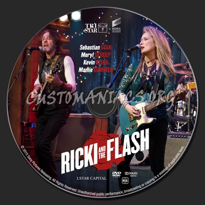 Ricki and the Flash dvd label
