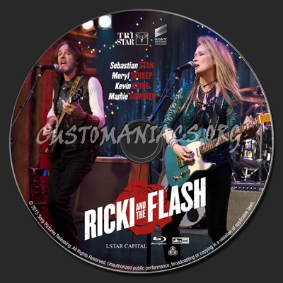 Ricki and the Flash blu-ray label