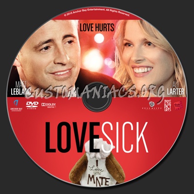 Lovesick (2014) dvd label