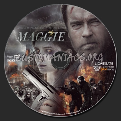 Maggie (2015) dvd label