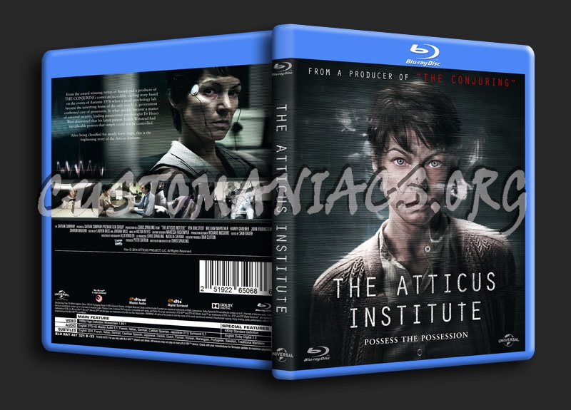 The Atticus Institute blu-ray cover