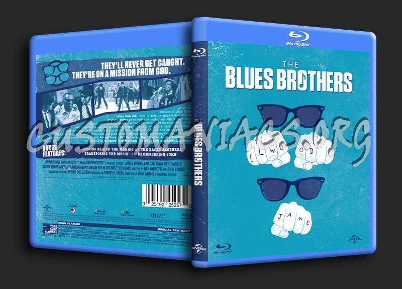 The Blues Brothers blu-ray cover