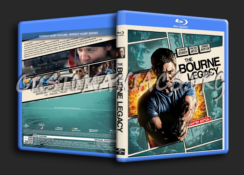 The Bourne Legacy blu-ray cover