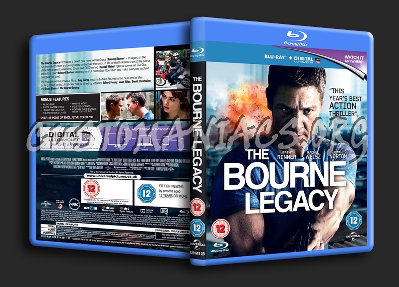 The Bourne Legacy blu-ray cover