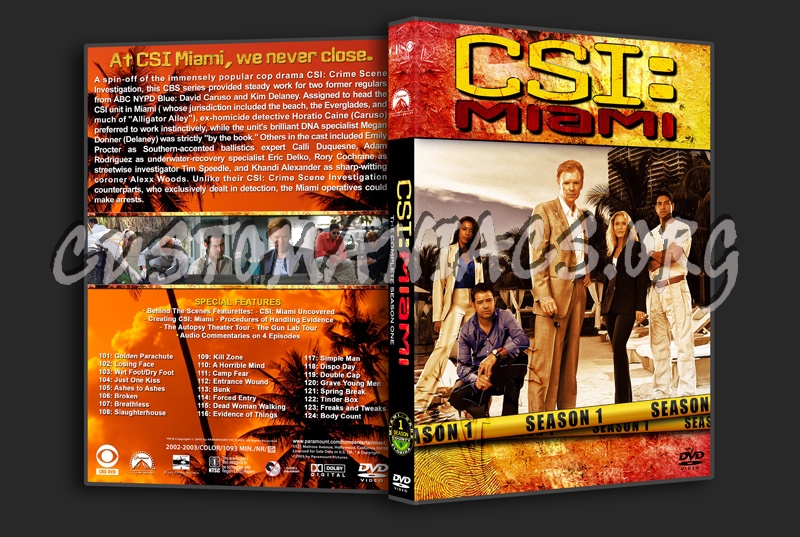 CSI: Miami - Seasons 1-10 (3240x2175) dvd cover