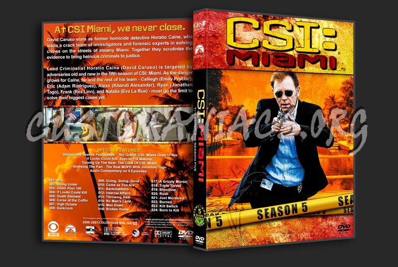 CSI: Miami - Seasons 1-10 (3240x2175) dvd cover
