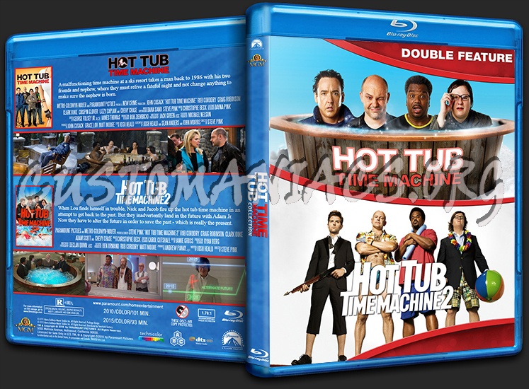 Hot Tub Time Machine Collection Blu Ray Cover Dvd Covers