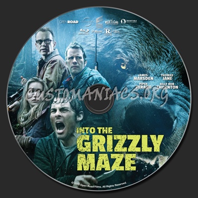 Into The Grizzly Maze blu-ray label