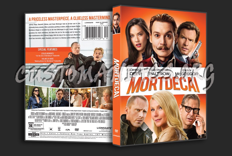 Mortdecai dvd cover