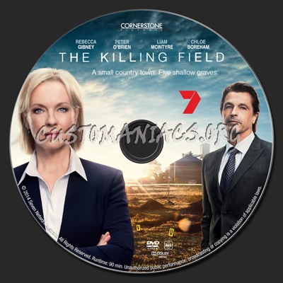 The Killing Field dvd label