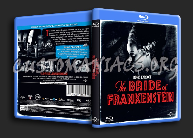 The Bride of Frankenstein blu-ray cover