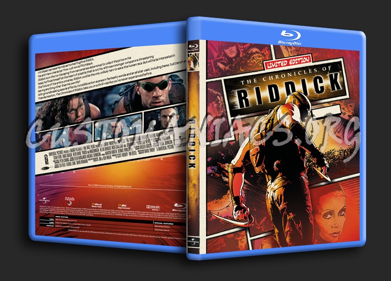 The Chronicles of Riddick blu-ray cover