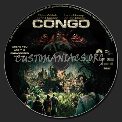 Congo dvd label