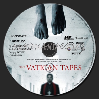 The Vatican Tapes dvd label