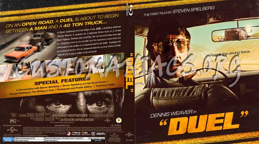 Duel blu-ray cover