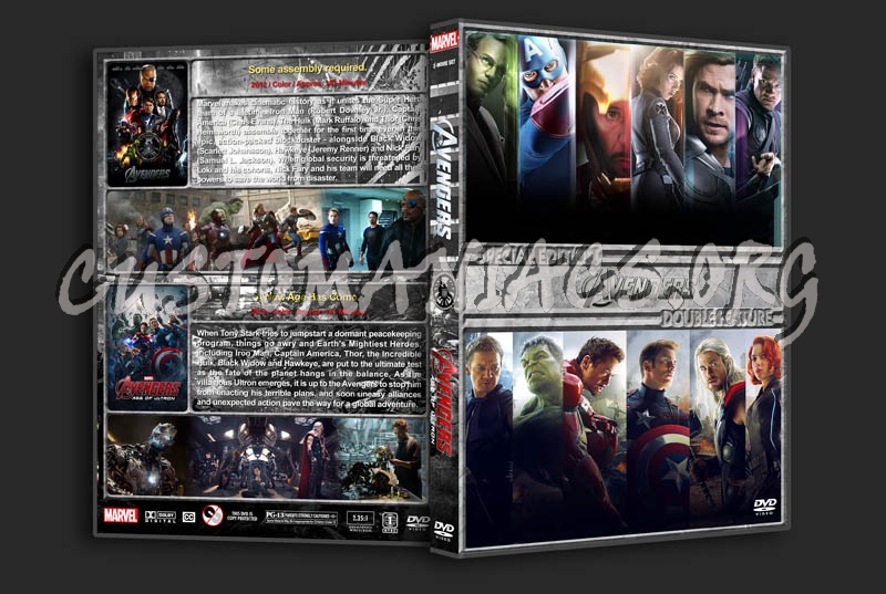 The Avengers Double Feature dvd cover