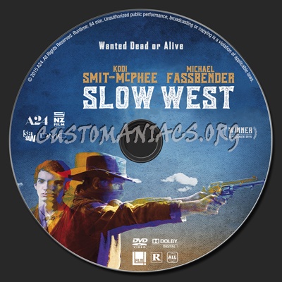 Slow West dvd label