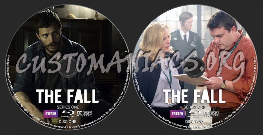 The Fall Series 1 blu-ray label