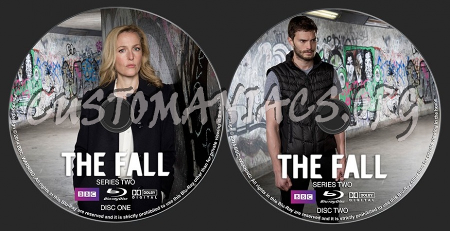 The Fall Series 2 blu-ray label