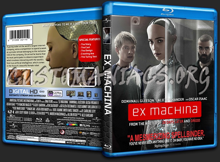Ex Machina blu-ray cover