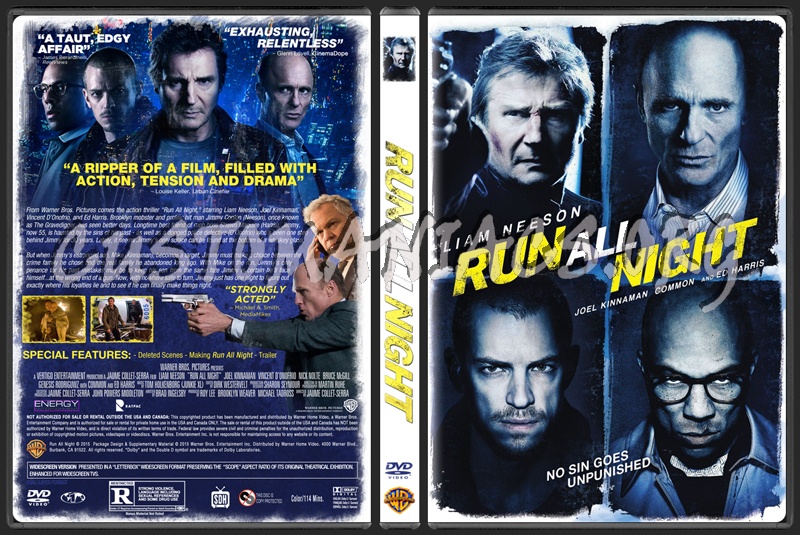 Run All Night dvd cover