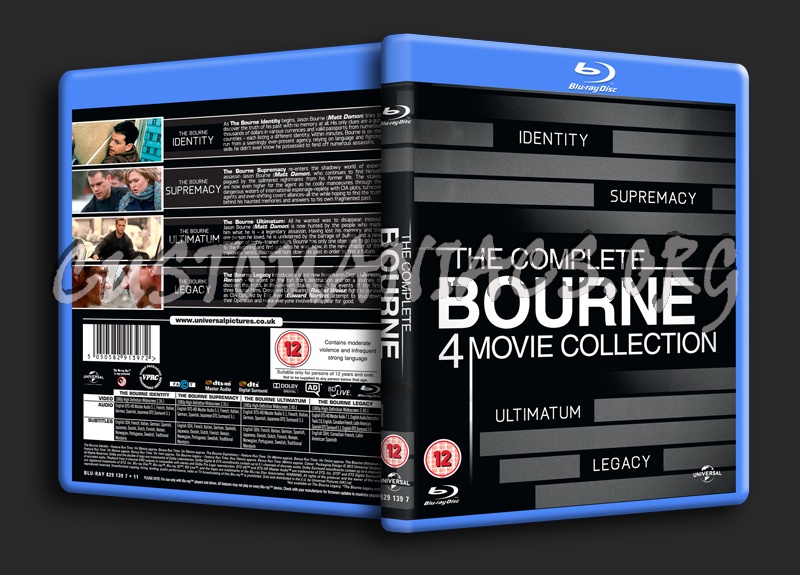 The Complete Bourne blu-ray cover