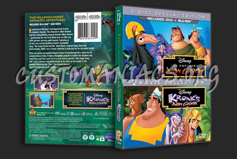 The Emperor's New Groove / Kronk's New Groove dvd cover