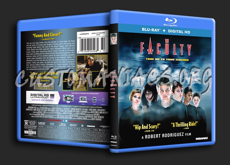The Faculty blu-ray cover