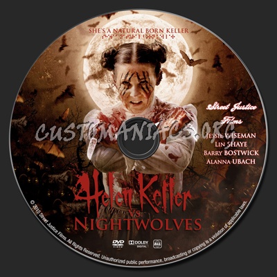 Helen Keller vs Nightwolves dvd label