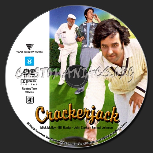 Crackerjack dvd label