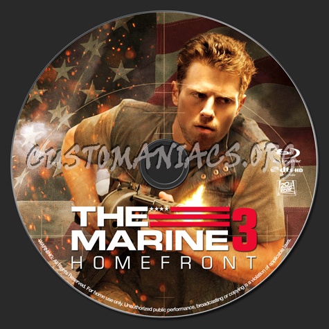 The Marine 3: Homefront blu-ray label