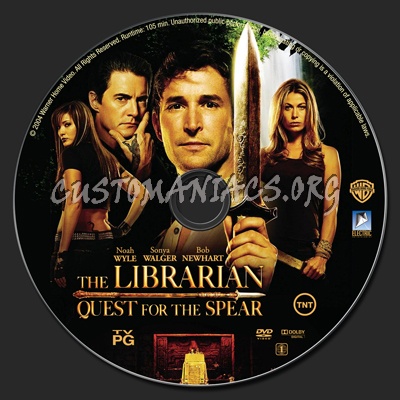 The Librarian: Quest for the Spear dvd label