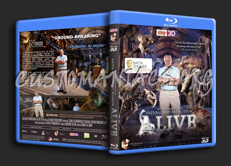 David Attenborough's Natural History Museum Alive dvd cover