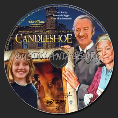 Candleshoe dvd label