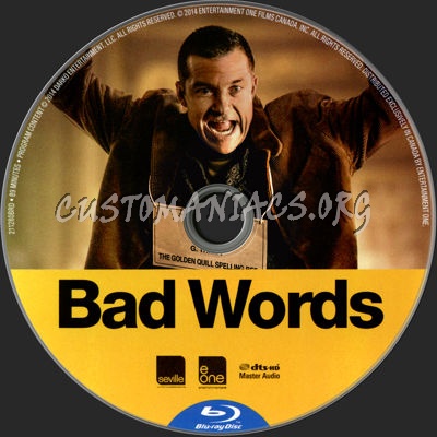 Bad Words blu-ray label