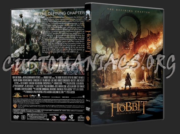 The Hobbit: The Battle of The Five Armies dvd cover