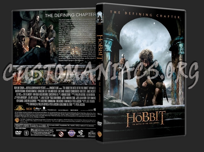 The Hobbit: The Battle of The Five Armies dvd cover